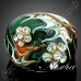 Кольцо Unique design 18K Real Gold Plated Flower SWA ELEMENTS Austrian Crystal Oil Painting Pattern Ring